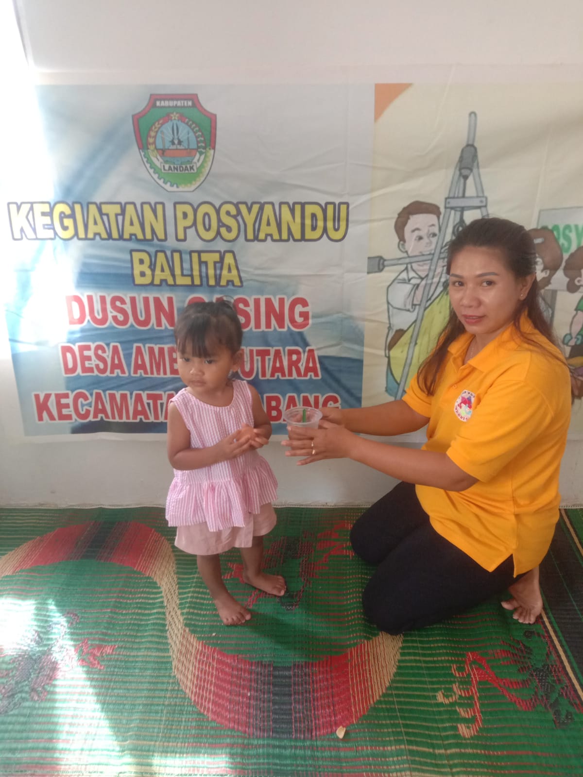 Kegiatan PMT Balita Dusun Gasing.
Sabtu, 7 Maret 2026