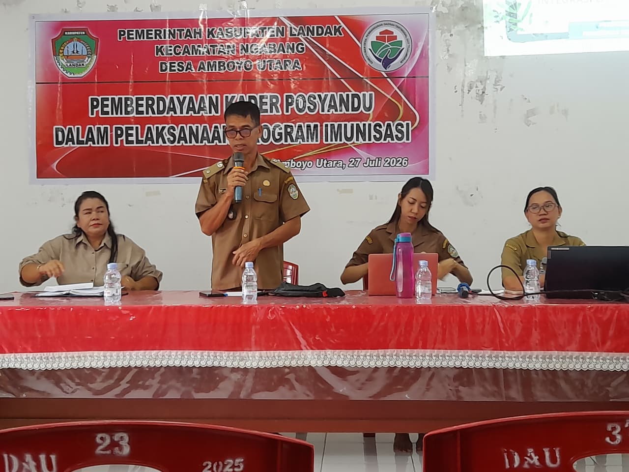 Serah terima jabatan PAW ketua BPD
